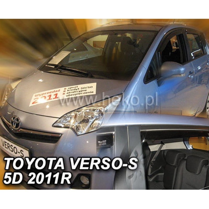 ΑΝΕΜΟΘΡΑΥΣΤΕΣ ΓΙΑ TOYOTA VERSO S 5D 2011+ ΣΕΤ ΑΥΤΟΚΙΝΗΤΟΥ ΑΠΟ ΕΥΚΑΜΠΤΟ ΦΙΜΕ ΠΛΑΣΤΙΚΟ HEKO - 4 ΤΕΜ. - Heko - ΑΝΕΜ.SET29624 ΑΝΕΜΟΘΡΑΥΣΤΕΣ ΓΙΑ TOYOTA VERSO S 5D 2011+ ΣΕΤ ΑΥΤΟΚΙΝΗΤΟΥ ΑΠΟ ΕΥΚΑΜΠΤΟ ΦΙΜΕ ΠΛΑΣΤΙΚΟ HEKO - 4 ΤΕΜ. - Heko - ΑΝΕΜ.SET29624