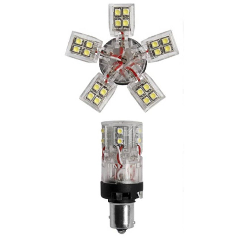 P21/5W 12V BAY15d 30LED ΔΙΠΟΛΙΚΟ ΛΕΥΚΟ MULTI-LED 1ΤΕΜ. - Simoni Racing - SRL30/RW P21/5W 12V BAY15d 30LED ΔΙΠΟΛΙΚΟ ΛΕΥΚΟ MULTI-LED 1ΤΕΜ. - Simoni Racing - SRL30/RW