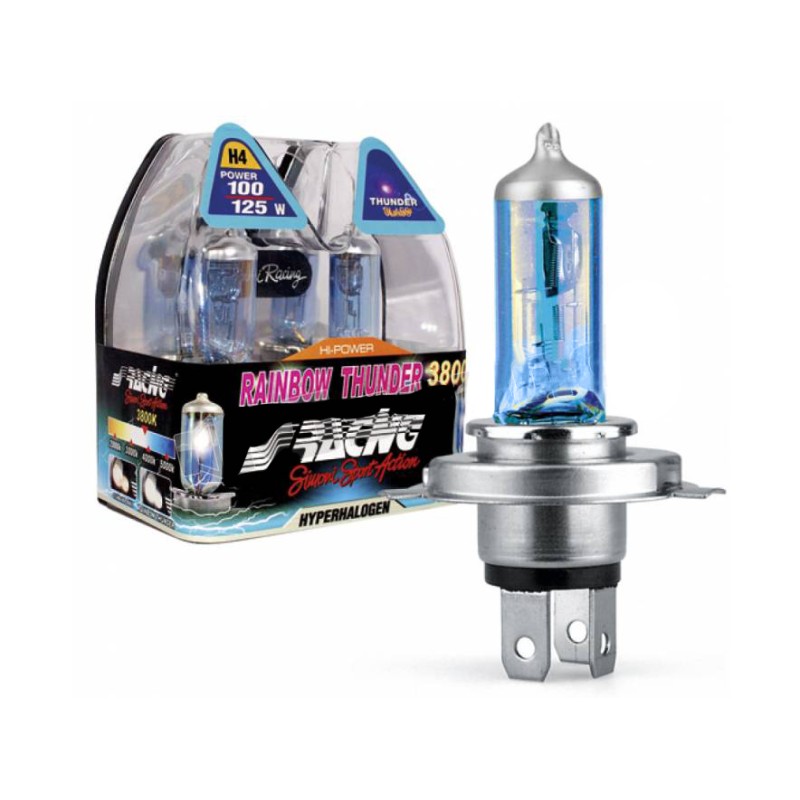 H4 12V/60-55W-100/125 3.800K RAINBOW THUNDER SIMONI RACING - 2 ΤΕΜ. - Simoni Racing - SRRT4 H4 12V/60-55W-100/125 3.800K RAINBOW THUNDER SIMONI RACING - 2 ΤΕΜ. - Simoni Racing - SRRT4