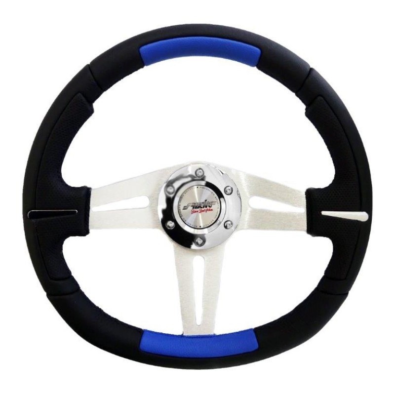 ΤΙΜΟΝΙ APOGEE - ΜΑΥΡΟ/ΜΠΛΕ ΛΕΙΟ ΔΕΡΜΑ 350mm - Simoni Racing - SRAPG350/PA ΤΙΜΟΝΙ APOGEE - ΜΑΥΡΟ/ΜΠΛΕ ΛΕΙΟ ΔΕΡΜΑ 350mm - Simoni Racing - SRAPG350/PA