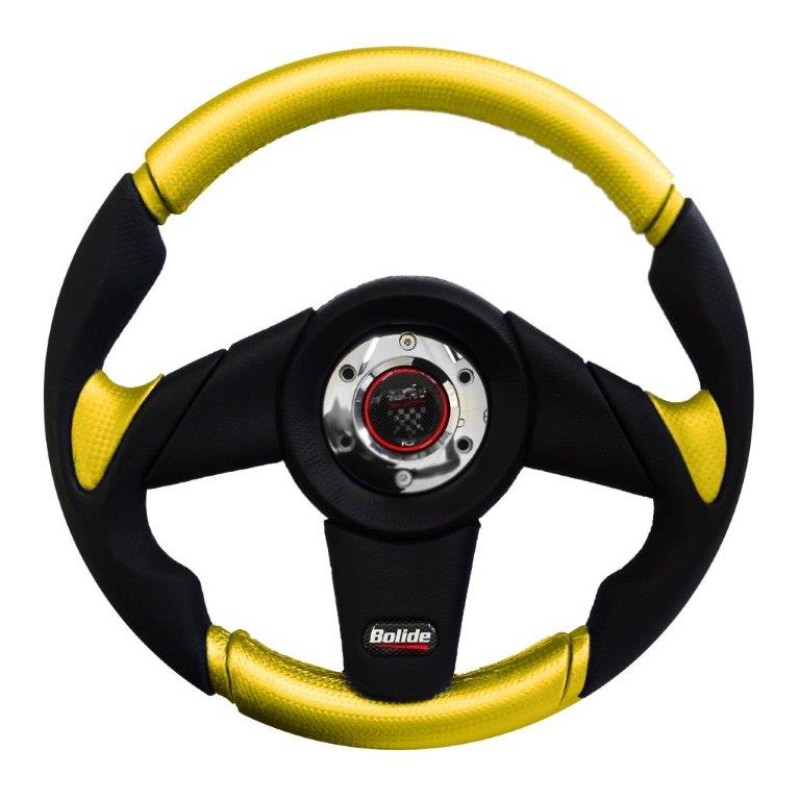 ΤΙΜΟΝΙ BOLIDE - ΚΙΤΡΙΝΟ LUX ΔΕΡΜΑ - Simoni Racing - SRB0350/LY ΤΙΜΟΝΙ BOLIDE - ΚΙΤΡΙΝΟ LUX ΔΕΡΜΑ - Simoni Racing - SRB0350/LY
