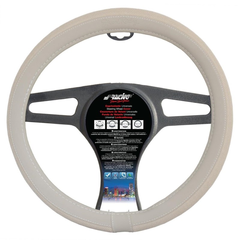 FIAT 500 ΚΑΛΥΜΜΑ ΤΙΜΟΝΙΟΥ ΜΠΕΖ ΓΙΑ FIAT 500 37-39cm 50% ΔΕΡΜΑ+50% ΒΑΜΒΑΚΕΡΟ - Simoni Racing - SRCVT/500 FIAT 500 ΚΑΛΥΜΜΑ ΤΙΜΟΝΙΟΥ ΜΠΕΖ ΓΙΑ FIAT 500 37-39cm 50% ΔΕΡΜΑ+50% ΒΑΜΒΑΚΕΡΟ - Simoni Racing - SRCVT/500