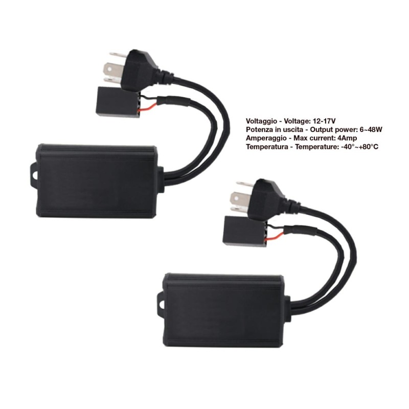 ΑΝΤΙΣΤΑΣΗ CAN-BUS ΓΙΑ LED ΚΙΤ H4 12V (ΑΝΤΙΣΤΑΣΗ-ΨΕΥΤΗΣ-CANCELLER) SIMONI RACING - 2 TEM. - Simoni Racing - SRDECO4 ΑΝΤΙΣΤΑΣΗ CAN-BUS ΓΙΑ LED ΚΙΤ H4 12V (ΑΝΤΙΣΤΑΣΗ-ΨΕΥΤΗΣ-CANCELLER) SIMONI RACING - 2 TEM. - Simoni Racing - SRDECO4