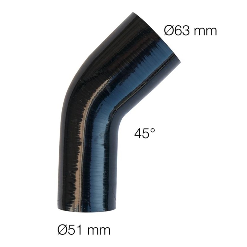 ΓΩΝΙΑ ΣΙΛΙΚΟΝΗΣ ΜΑΥΡΗ Φ63-Φ51 45 ΜΟΙΡΕΣ - Simoni Racing - SRR1 ΓΩΝΙΑ ΣΙΛΙΚΟΝΗΣ ΜΑΥΡΗ Φ63-Φ51 45 ΜΟΙΡΕΣ - Simoni Racing - SRR1