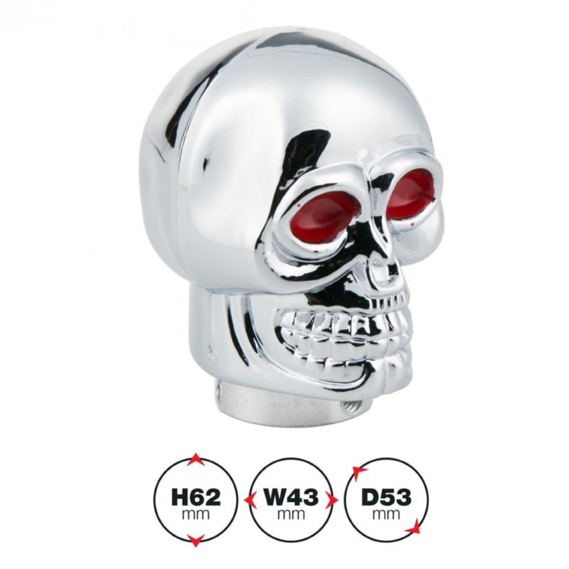 ΠΟΜΟΛΟ ΤΑΧΥΤΗΤΩΝ SKELETOR ΝΕΚΡΟΚΕΦΑΛΗ 62 Χ 43 mm / Φ 53 mm (ΧΡΩΜΙΟ) - Simoni Racing - SRSKE/X ΠΟΜΟΛΟ ΤΑΧΥΤΗΤΩΝ SKELETOR ΝΕΚΡΟΚΕΦΑΛΗ 62 Χ 43 mm / Φ 53 mm (ΧΡΩΜΙΟ) - Simoni Racing - SRSKE/X