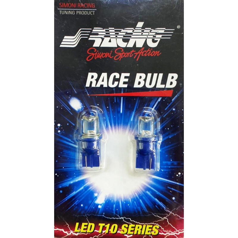 T10 W5W 12V ΛΑΜΠΑΚΙ SPOT ΜΕ 1LED ΜΠΛΕ - Simoni Racing - SRSLC/1B T10 W5W 12V ΛΑΜΠΑΚΙ SPOT ΜΕ 1LED ΜΠΛΕ - Simoni Racing - SRSLC/1B