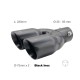 ΑΚΡΟ (ΜΠΟΥΚΑ) ΕΞΑΤΜΙΣΗΣ ΔΙΠΛΟ TRX 92 ΜΑΥΡΗ ΜΑΤ 34-60mm SIMONI RACING - 1 TEM - Simoni Racing - SRTRX/92N