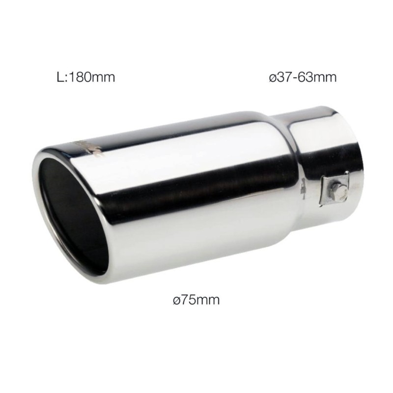 ΜΠΟΥΚΑ ΣΤΡΟΓΓΥΛΗ ΓΙΑ ΕΞΑΤΜΙΣΗ 37-63 mm (ΜΗΚΟΣ 180 mm/ΔΙΑΜΕΤΡΟΣ ΕΞΩΤΕΡΙΚΗ 75 mm) - Simoni Racing - SRTRX/01 ΜΠΟΥΚΑ ΣΤΡΟΓΓΥΛΗ ΓΙΑ ΕΞΑΤΜΙΣΗ 37-63 mm (ΜΗΚΟΣ 180 mm/ΔΙΑΜΕΤΡΟΣ ΕΞΩΤΕΡΙΚΗ 75 mm) - Simoni Racing - SRTRX/01
