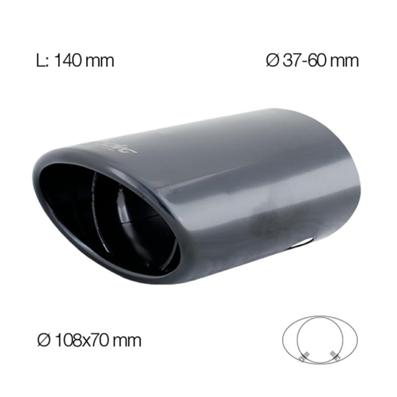 ΜΠΟΥΚΑ TRX10N ΜΑΥΡΗ 140mm ΔΙΑΜΕΤΡΟΥ 37-60mm - Simoni Racing - SRTRX/10N ΜΠΟΥΚΑ TRX10N ΜΑΥΡΗ 140mm ΔΙΑΜΕΤΡΟΥ 37-60mm - Simoni Racing - SRTRX/10N