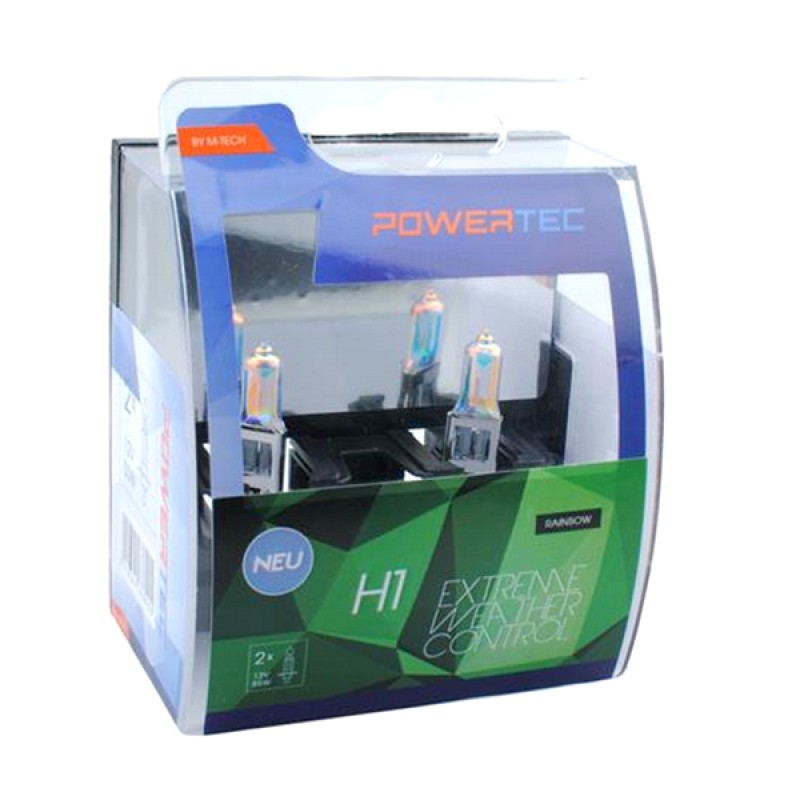 H1 12V 55W Λάμπα RAINBOW 2τεμ - M-Tech - PTZEWC1-DUO/MT H1 12V 55W Λάμπα RAINBOW 2τεμ - M-Tech - PTZEWC1-DUO/MT