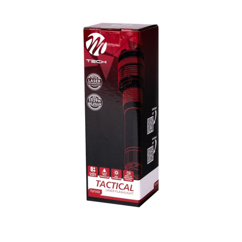 ΦΑΚΟΣ ΧΕΙΡΟΣ 1x10W 240lm IP65 171mm Φ42mm 3300mAh Li-ion TACTICAL LASER FLASHLIGHT M-TECH - 1 Τεμ. - M-Tech - TLF102/MT ΦΑΚΟΣ ΧΕΙΡΟΣ 1x10W 240lm IP65 171mm Φ42mm 3300mAh Li-ion TACTICAL LASER FLASHLIGHT M-TECH - 1 Τεμ. - M-Tech - TLF102/MT