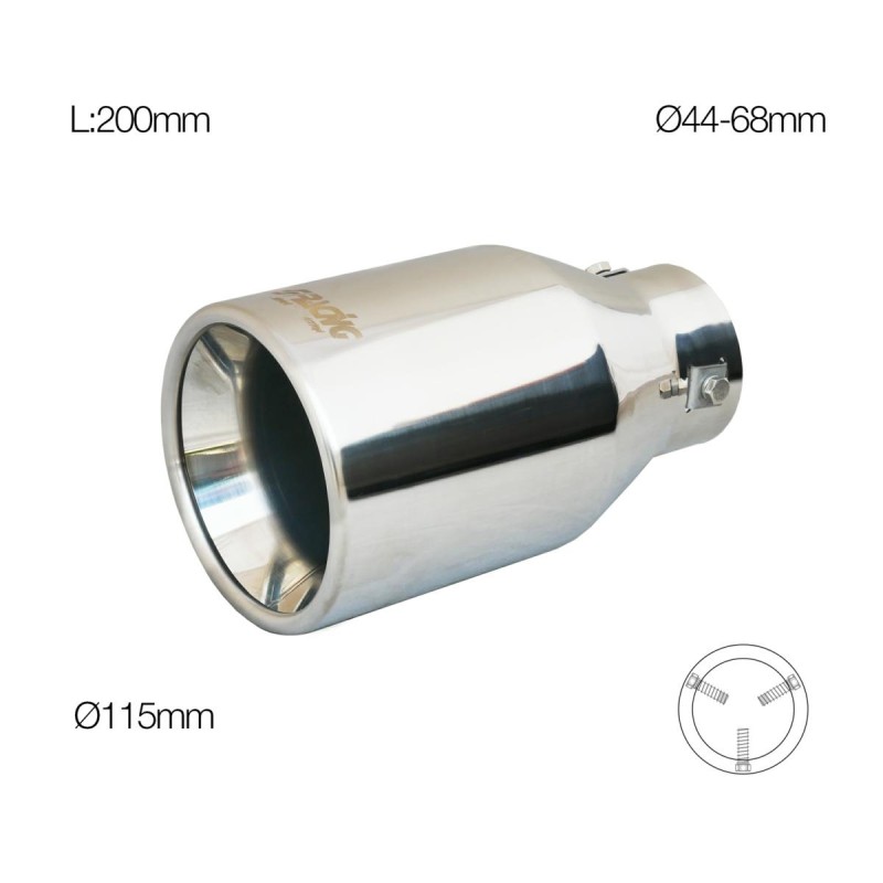 ΑΚΡΟ/ΜΠΟΥΚΑ ΕΞΑΤΜΙΣΗΣ ΧΡΩΜΙΟΥ 44-68mm (ΜΗΚΟΣ 200mm - ΔΙΑΜΕΤΡΟΣ ΕΞΩΤΕΡΙΚΗ 115mm) SIMONI RACING - 1 TEM - Simoni Racing - SRTRX/99 ΑΚΡΟ/ΜΠΟΥΚΑ ΕΞΑΤΜΙΣΗΣ ΧΡΩΜΙΟΥ 44-68mm (ΜΗΚΟΣ 200mm - ΔΙΑΜΕΤΡΟΣ ΕΞΩΤΕΡΙΚΗ 115mm) SIMONI RACING - 1 TEM - Simoni Racing - SRTRX/99