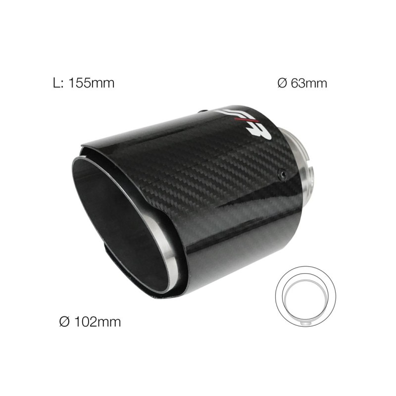 ΑΚΡΟ ΕΞΑΤΜΙΣΗΣ TRX96C REAL CARBON 63-102mm ΜΗΚΟΣ 155mm - Simoni Racing - SRTRX/96C ΑΚΡΟ ΕΞΑΤΜΙΣΗΣ TRX96C REAL CARBON 63-102mm ΜΗΚΟΣ 155mm - Simoni Racing - SRTRX/96C