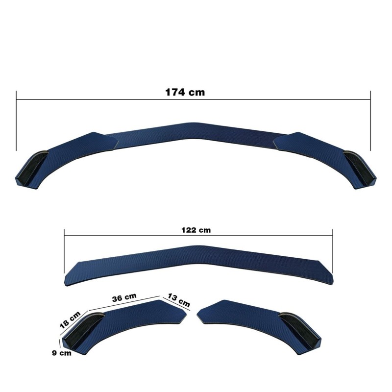 ΔΙΑΚΟΣΜΗΤΙΚΟ SPOILER ΠΡΟΦΥΛΑΚΤΗΡΑ LIP SPLITTER CARBON LOOK 3ΤΕΜ. - Simoni Racing - SRUB/BK ΔΙΑΚΟΣΜΗΤΙΚΟ SPOILER ΠΡΟΦΥΛΑΚΤΗΡΑ LIP SPLITTER CARBON LOOK 3ΤΕΜ. - Simoni Racing - SRUB/BK