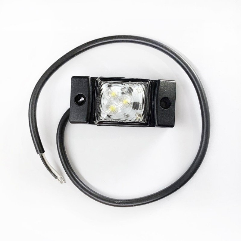 ΦΩΣ ΟΓΚΟΥ LD140 12/24V 3LED HORPOL 7 x 3 cm ΛΕΥΚΟ 1ΤΕΜ. - M-Tech - WMLHOR140/MT