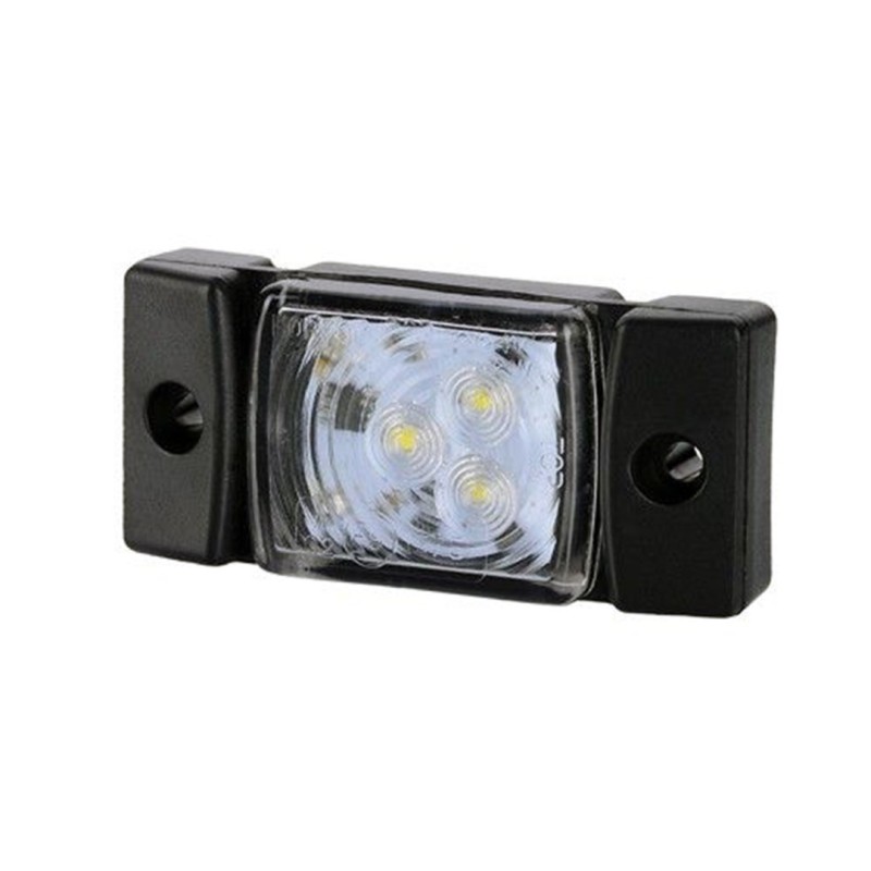 ΦΩΣ ΟΓΚΟΥ LD140 12/24V 3LED HORPOL 7 x 3 cm ΛΕΥΚΟ 1ΤΕΜ. - M-Tech - WMLHOR140/MT