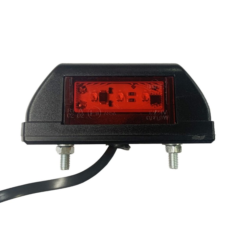 ΦΩΣ ΟΓΚΟΥ LD703 12/24V 6LED HORPOL ΚΟΚΚΙΝΟ/ ΛΕΥΚΟ (ΔΙΠΛΗΣ ΟΨΗΣ) 8,3 x 3,5 cm -1ΤΕΜ. - M-Tech - WMLHOR703/MT