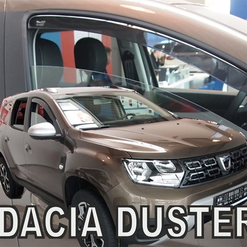 ΑΝΕΜΟΘΡΑΥΣΤΕΣ ΓΙΑ DACIA DUSTER 2 5D 2018-2021 ΖΕΥΓΑΡΙ ΑΠΟ ΕΥΚΑΜΠΤΟ ΦΙΜΕ ΠΛΑΣΤΙΚΟ HEKO - 2 ΤΕΜ. - Heko - ΑΝΕΜ.13115
