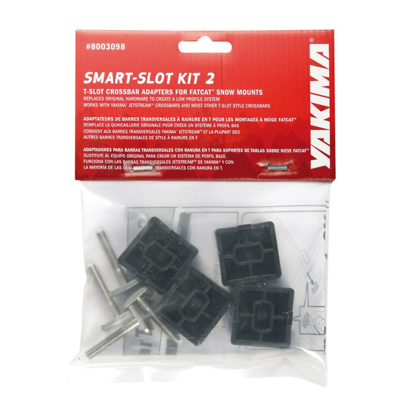 ΑΝΤΑΠΤΟΡΑΣ SMART T-SLOT KIT 2 ΓΙΑ ΒΑΣΕΙΣ ΣΚΙ ΟΡΟΦΗΣ FLATCAT YAKIMA - 8 τεμ. - YAKIMA - Y8003098 ΑΝΤΑΠΤΟΡΑΣ SMART T-SLOT KIT 2 ΓΙΑ ΒΑΣΕΙΣ ΣΚΙ ΟΡΟΦΗΣ FLATCAT YAKIMA - 8 τεμ. - YAKIMA - Y8003098