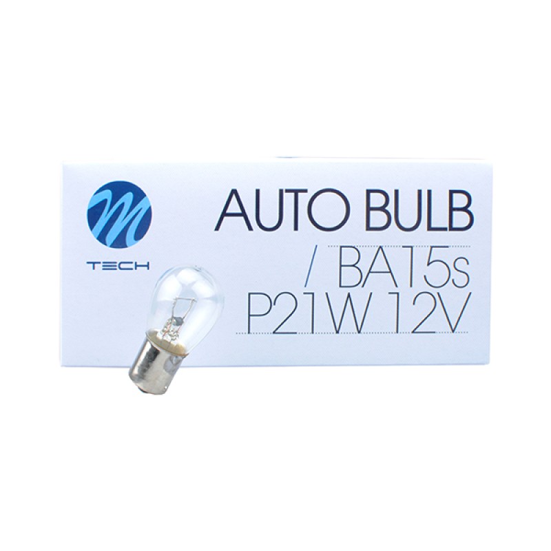 P21W 12V 21W BA15s S25 ΜΟΝΟΠΟΛΙΚΟ STANDARD ΑΛΟΓΟΝΟΥ ΚΟΥΤΙ 10ΤΕΜ. - M-Tech - Z14/MT