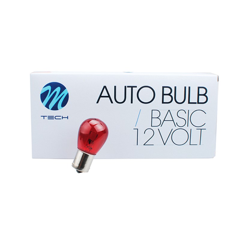 P21W 12V 21W BA15s ΜΟΝΟΠΟΛΙΚΟ ΚΟΚΚΙΝΟ DYED-GLASS ΚΟΥΤΙ 10ΤΕΜ. - M-Tech - Z38/MT P21W 12V 21W BA15s ΜΟΝΟΠΟΛΙΚΟ ΚΟΚΚΙΝΟ DYED-GLASS ΚΟΥΤΙ 10ΤΕΜ. - M-Tech - Z38/MT