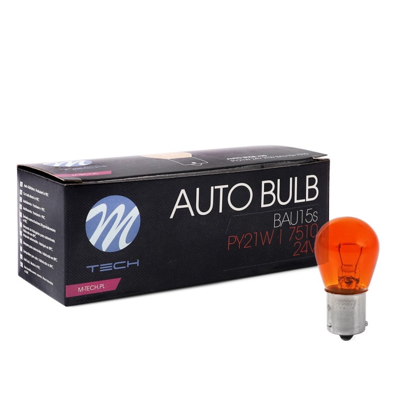 PY21W 24V 21W BAU15s ΜΟΝΟΠΟΛΙΚΟ ΠΑΡΑΚΕΝΤΡΟ ΠΟΡΤΟΚΑΛΙ ΦΩΣ ΚΟΥΤΙ 10ΤΕΜ. - M-Tech - Z936/MT PY21W 24V 21W BAU15s ΜΟΝΟΠΟΛΙΚΟ ΠΑΡΑΚΕΝΤΡΟ ΠΟΡΤΟΚΑΛΙ ΦΩΣ ΚΟΥΤΙ 10ΤΕΜ. - M-Tech - Z936/MT