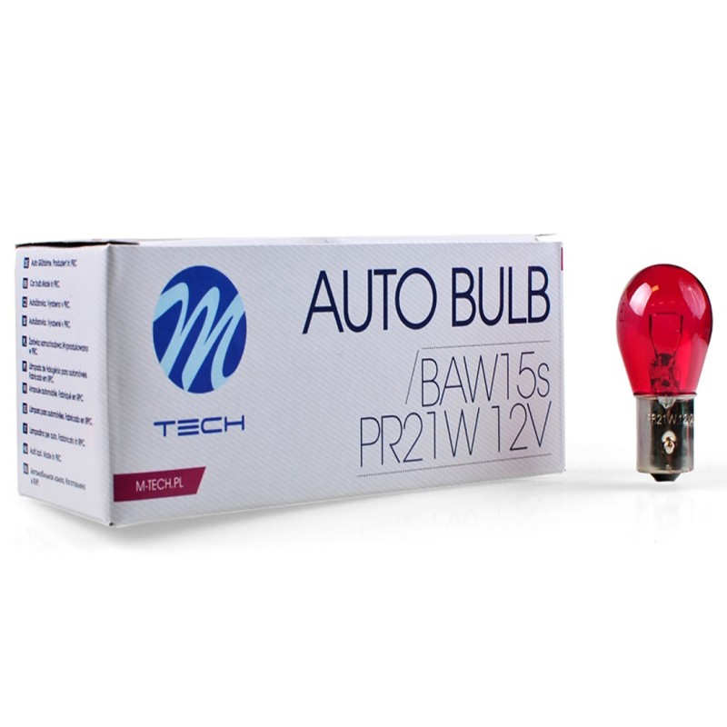 PR21 12V BAW15s 21W ΚΟΚΚΙΝΟ (ΜΟΝΟΠΟΛΙΚΟ) STANDARD 10ΤΕΜ. M-TECH - M-Tech - Z96/MT PR21 12V BAW15s 21W ΚΟΚΚΙΝΟ (ΜΟΝΟΠΟΛΙΚΟ) STANDARD 10ΤΕΜ. M-TECH - M-Tech - Z96/MT