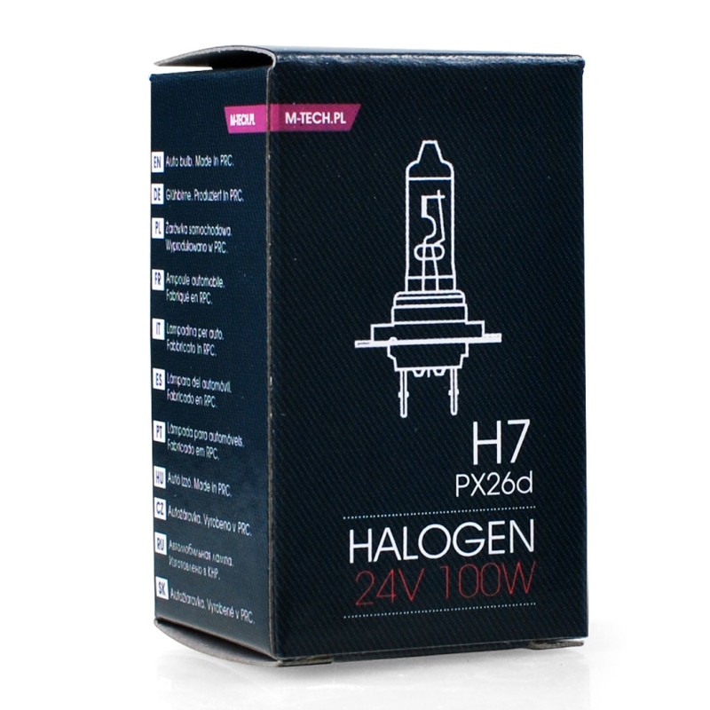 H7 24V 100W PX26d STANDARD ΑΛΟΓΟΝΟΥ ΚΟΥΤΙ 1ΤΕΜ. M-TECH - M-Tech - Z979/MT