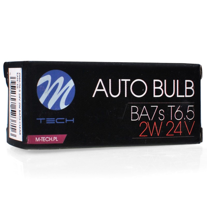 T6.5 24V 2W BA7s (ΜΙΝΙΟΝ) STANDARD ΑΛΟΓΟΝΟΥ ΚΟΥΤΙ 10ΤΕΜ. - M-Tech - Z989/MT T6.5 24V 2W BA7s (ΜΙΝΙΟΝ) STANDARD ΑΛΟΓΟΝΟΥ ΚΟΥΤΙ 10ΤΕΜ. - M-Tech - Z989/MT