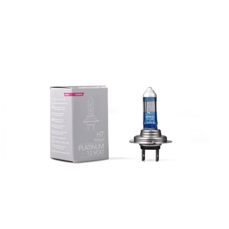 H7 12V 55W PX26d COLOR PLATINUM 1ΤΕΜ. M-TECH - M-Tech - ZPT7/MT H7 12V 55W PX26d COLOR PLATINUM 1ΤΕΜ. M-TECH - M-Tech - ZPT7/MT