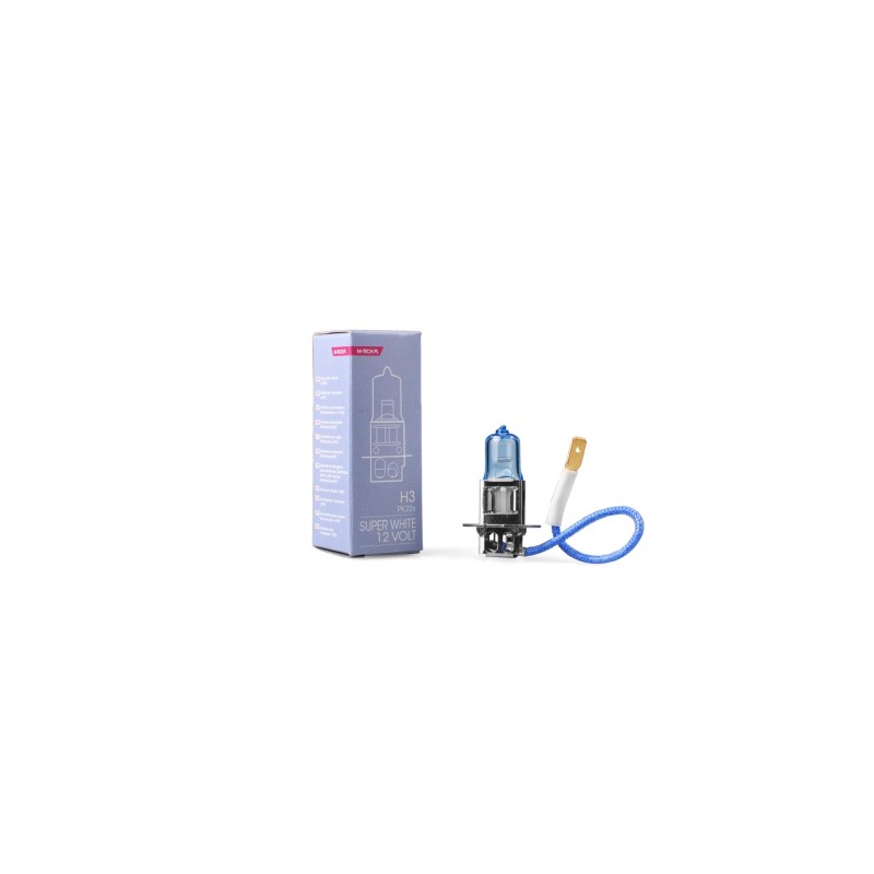 H3 12V 55W PK22s COLOR SUPERWHITE 1ΤΕΜ. M-TECH - M-Tech - ZSW3/MT H3 12V 55W PK22s COLOR SUPERWHITE 1ΤΕΜ. M-TECH - M-Tech - ZSW3/MT