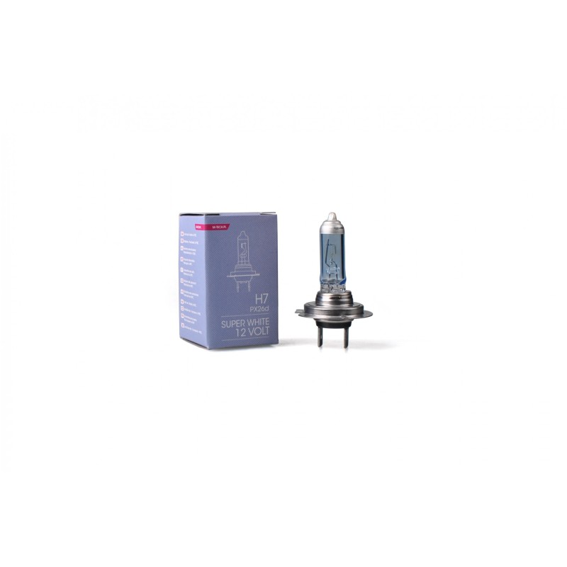 H7 12V 55W PX26d COLOR SUPERWHITE 1ΤΕΜ. M-TECH - M-Tech - ZSW7/MT