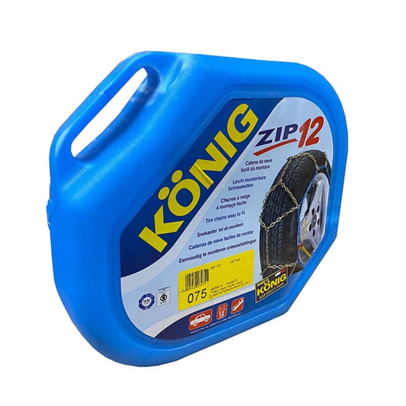 Αλυσίδες Χιονιού Konig No Problem Zip12mm No75 (70-80) 2 Τεμάχια