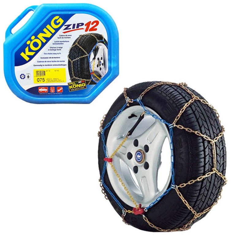 Αλυσίδες Χιονιού Konig No Problem Zip12mm No75 (70-80) 2 Τεμάχια