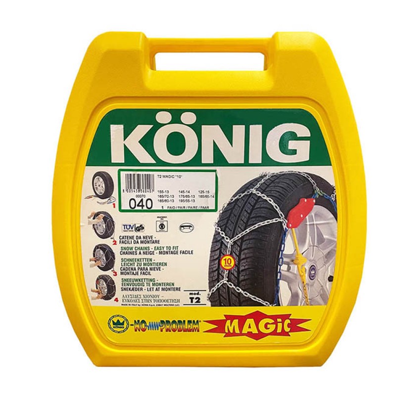 Αλυσίδες Χιονιού Konig No Problem T2 - Magic No 40 2 Τεμάχια