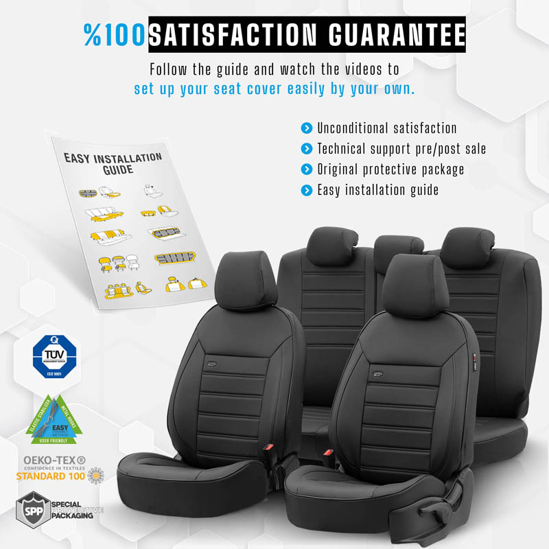 Καλύμματα Αυτοκινήτου Otom Premium Design Universal Full Δερματίνη Σετ Εμπρός / Πίσω Μαύρο PRM-101 11 Τεμάχια Auto GS 11875 Καλύμματα Αυτοκινήτου Otom Premium Design Universal Full Δερματίνη Σετ Εμπρός / Πίσω Μαύρο PRM-101 11 Τεμάχια Auto GS 11875