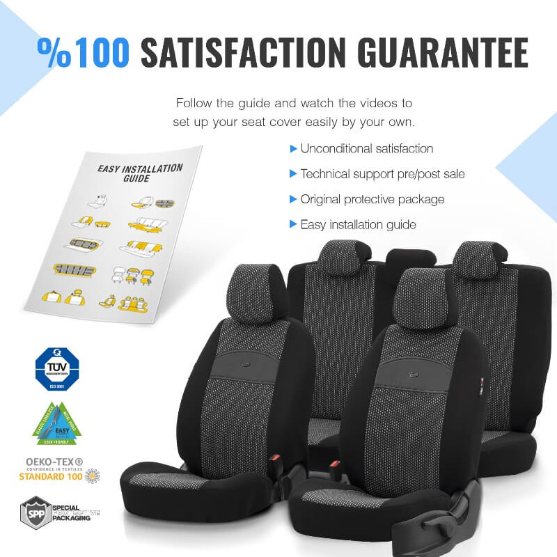 Καλύμματα Αυτοκινήτου Otom Smart Design Universal Ύφασμα / Δερματίνη Σετ Εμπρός / Πίσω Μαύρο SLΤSΜΤ101-ΝΖ 11 Τεμάχια Auto GS 11880 Καλύμματα Αυτοκινήτου Otom Smart Design Universal Ύφασμα / Δερματίνη Σετ Εμπρός / Πίσω Μαύρο SLΤSΜΤ101-ΝΖ 11 Τεμάχια Auto GS 11880