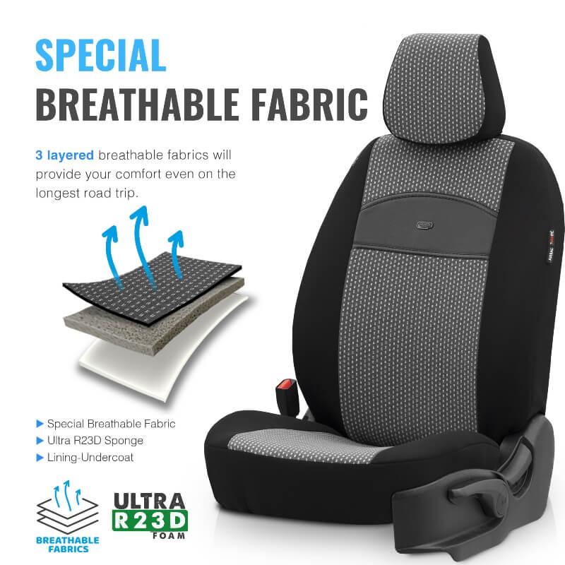 Καλύμματα Αυτοκινήτου Otom Smart Design Universal Ύφασμα / Δερματίνη Σετ Εμπρός / Πίσω Μαύρο / Γκρι SLTSMT102-NZ 11 Τεμαχίων Auto GS 11881 Καλύμματα Αυτοκινήτου Otom Smart Design Universal Ύφασμα / Δερματίνη Σετ Εμπρός / Πίσω Μαύρο / Γκρι SLTSMT102-NZ 11 Τεμαχίων Auto GS 11881