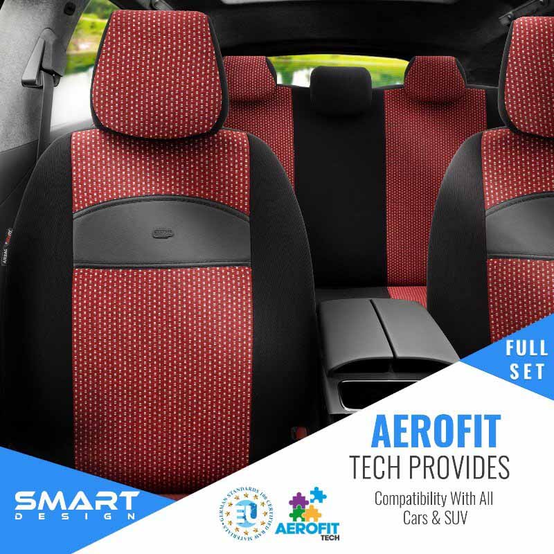 Καλύμματα Αυτοκινήτου Otom Smart Design Universal Ύφασμα / Δερματίνη Σετ Εμπρός / Πίσω Μαύρο / Κόκκινο SLTSMT103-NZ 11 Τεμαχίων Auto GS 11882 Καλύμματα Αυτοκινήτου Otom Smart Design Universal Ύφασμα / Δερματίνη Σετ Εμπρός / Πίσω Μαύρο / Κόκκινο SLTSMT103-NZ 11 Τεμαχίων Auto GS 11882