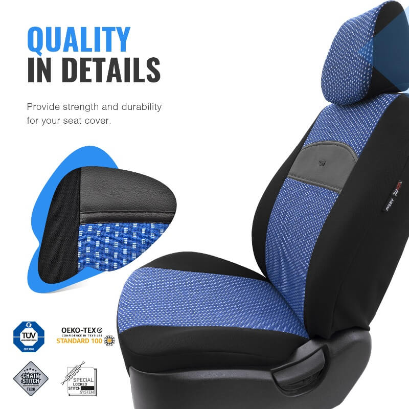 Καλύμματα Αυτοκινήτου Otom Smart Design Universal Ύφασμα / Δερματίνη Σετ Εμπρός / Πίσω Μαύρο / Μπλε SLTSMT104-NZ 11 Τεμαχίων Auto GS 11883 Καλύμματα Αυτοκινήτου Otom Smart Design Universal Ύφασμα / Δερματίνη Σετ Εμπρός / Πίσω Μαύρο / Μπλε SLTSMT104-NZ 11 Τεμαχίων Auto GS 11883