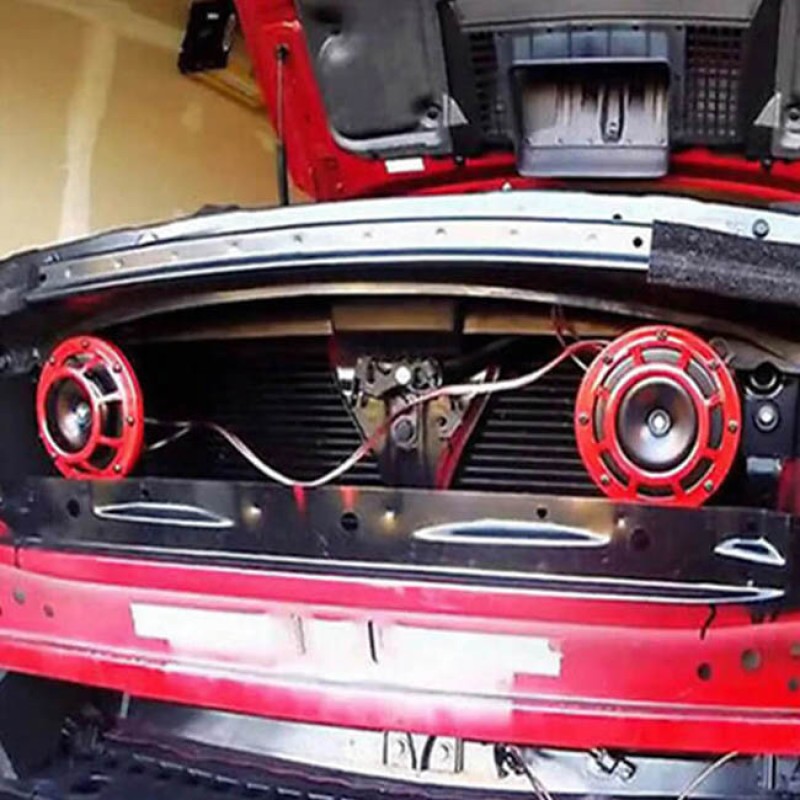 Κόρνες Σαλιγκάρια "WRX / STI Look Supertone" 12V 430Hz High + 320Hz Low, 118 dB Κόκκινο Χρώμα 2 Τεμάχια Auto GS 15050 Κόρνες Σαλιγκάρια "WRX / STI Look Supertone" 12V 430Hz High + 320Hz Low, 118 dB Κόκκινο Χρώμα 2 Τεμάχια Auto GS 15050