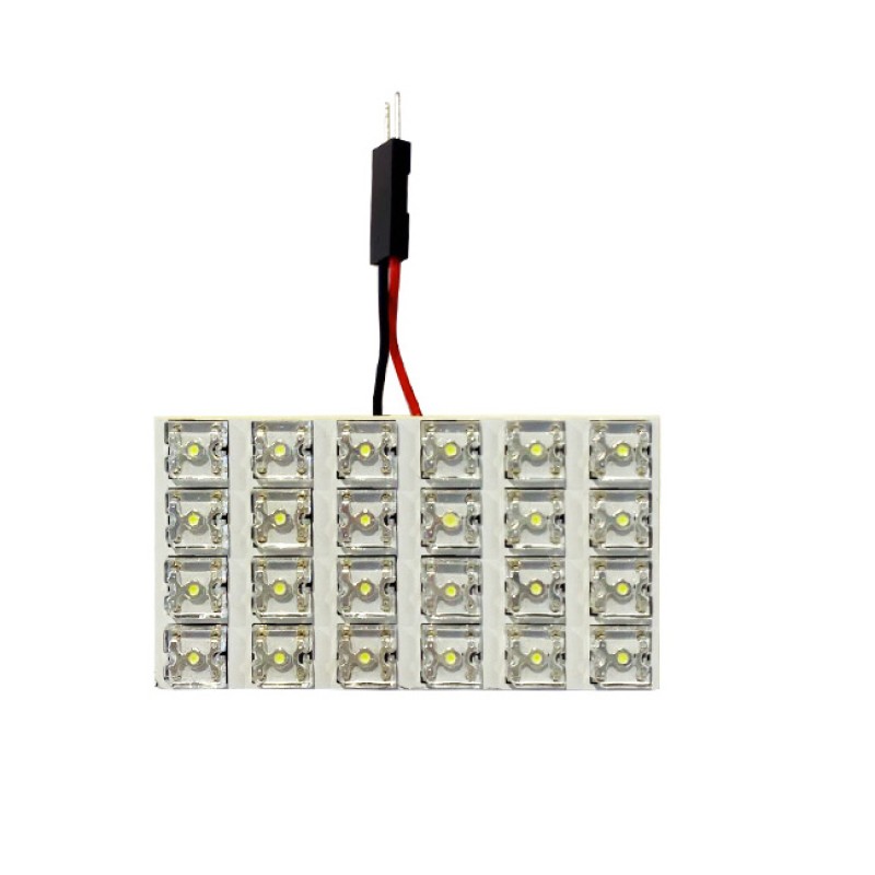 ΛΑΜΠΑ ΠΛΑΦΟΝ. 12V 24LED ΛΕΥΚΟ