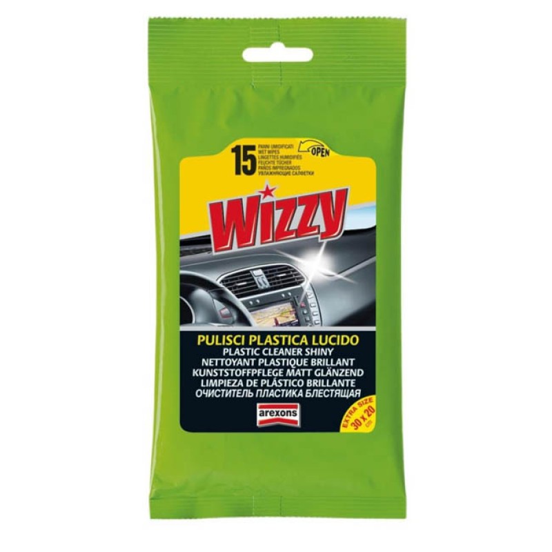 Υγρά Μαντηλάκια Wizzy Arexons Για Τα Πλαστικά Μέρη 30x20cm 15 Τεμάχια Auto GS 18121 Υγρά Μαντηλάκια Wizzy Arexons Για Τα Πλαστικά Μέρη 30x20cm 15 Τεμάχια Auto GS 18121