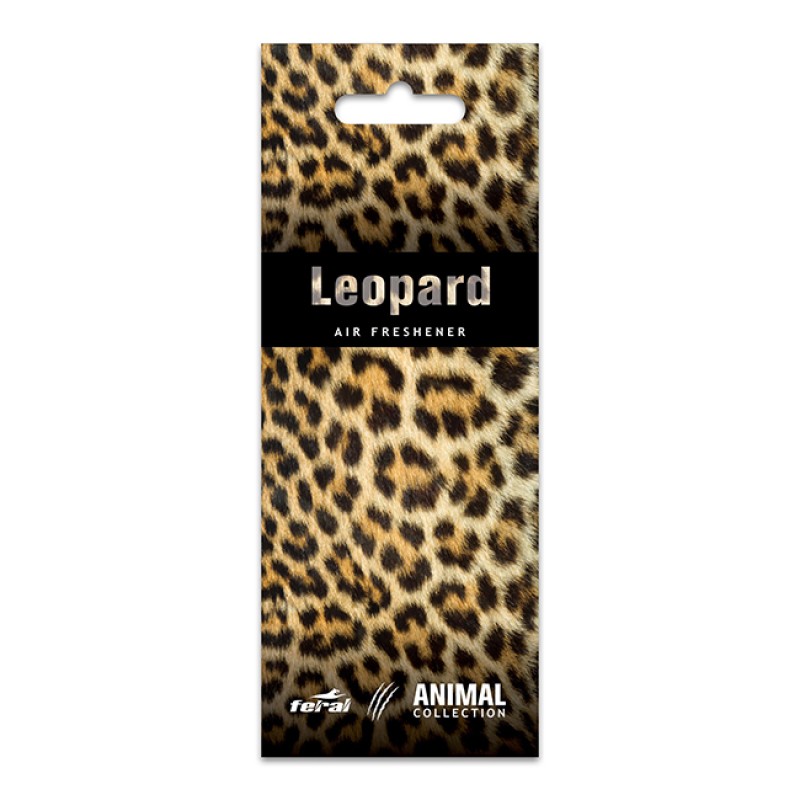 Αρωματικό Αυτοκινήτου Κρεμαστό Feral Animal Collection Leopard 1 Τεμάχιο