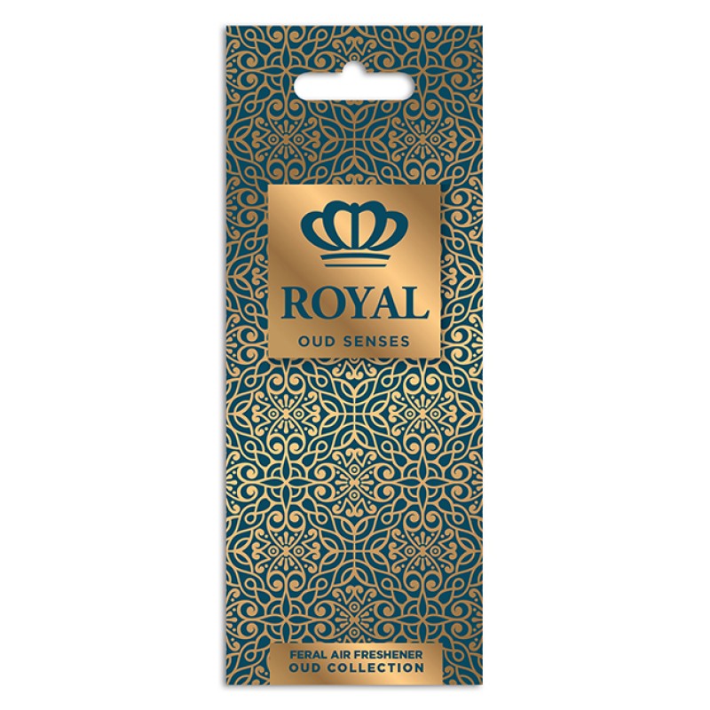 Αρωματικό Αυτοκινήτου Κρεμαστό Feral Royal Collection Oud Senses 1 Τεμάχιο