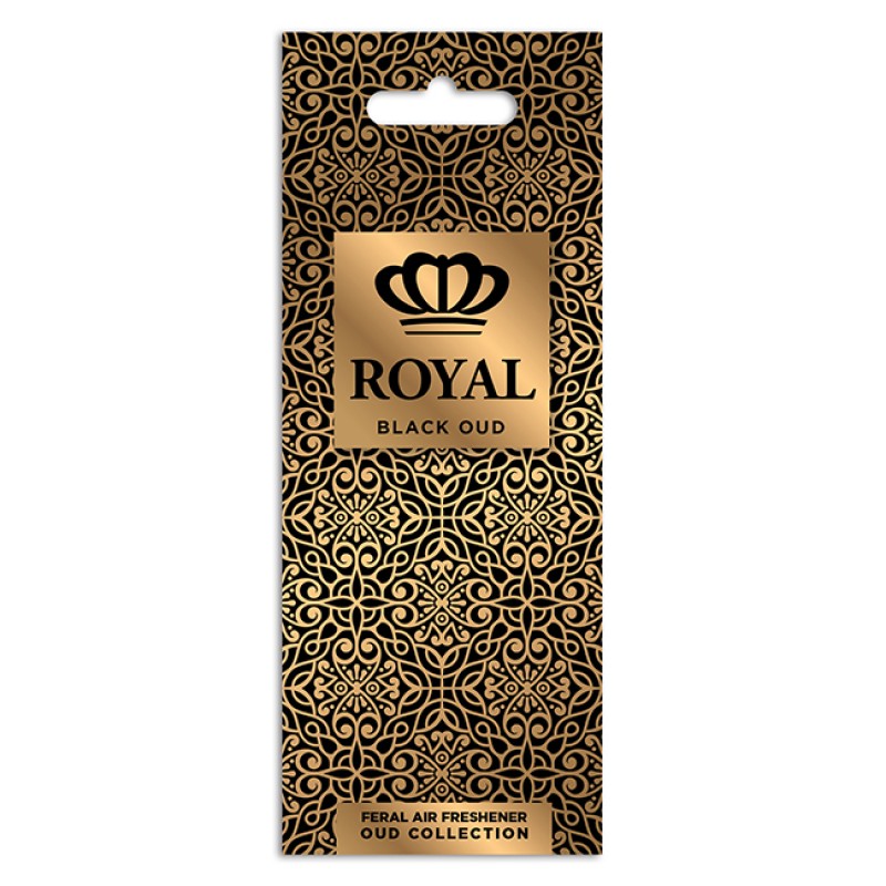 Αρωματικό Αυτοκινήτου Κρεμαστό Feral Royal Collection Black Oud 1 Τεμάχιο