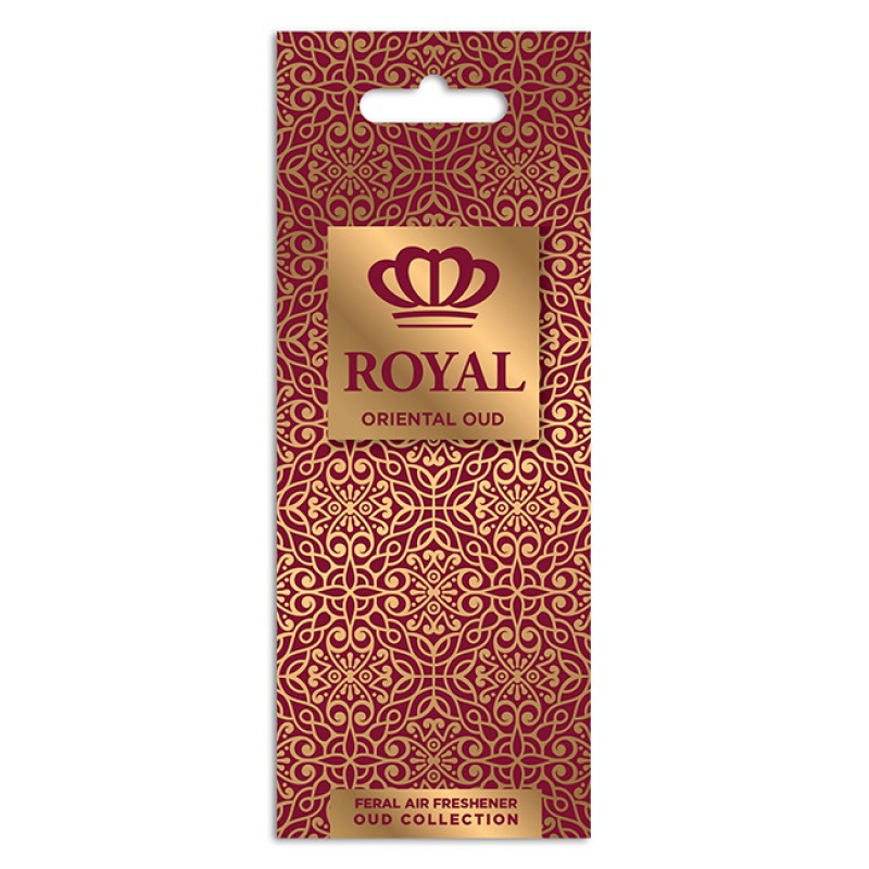 Αρωματικό Αυτοκινήτου Κρεμαστό Feral Royal Collection Oriental Oud 1 Τεμάχιο