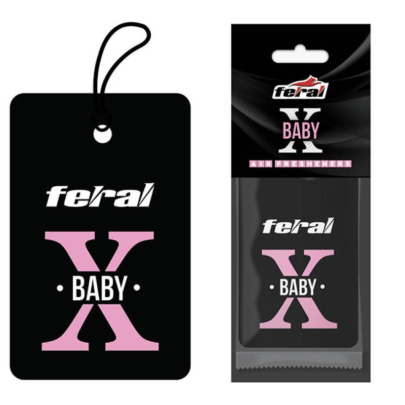 Αρωματικό Αυτοκινήτου Κρεμαστό Feral X Collection Baby 1 Τεμάχιο