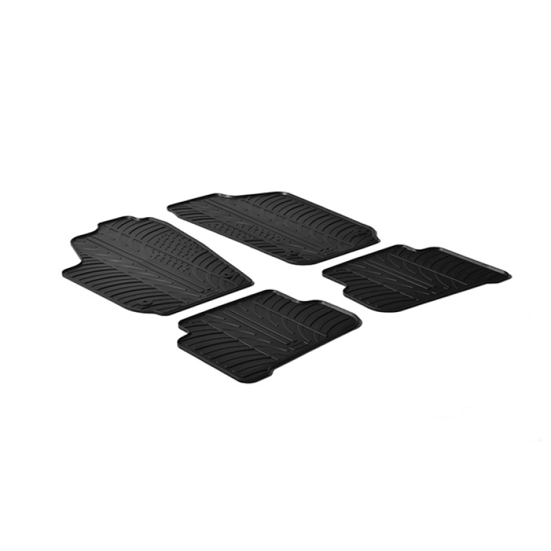 Πατάκια Αυτοκινήτου Gledring (0065) Συμβατά Με VW Polo 2009-09.2017 4Τμχ Auto GS 21815