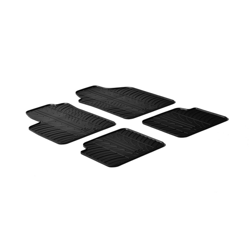 Πατάκια Αυτοκινήτου Gledring (0133) Συμβατά Με Fiat 500 2007-2012 4Τμχ Auto GS 21843